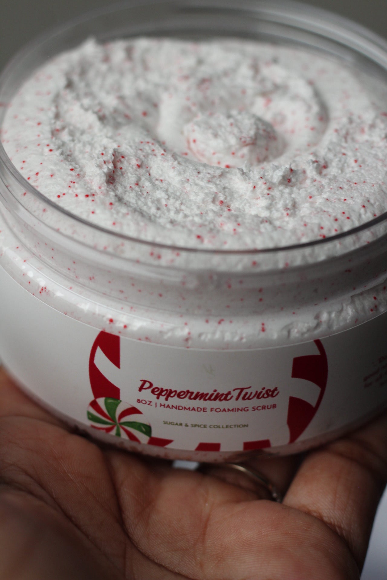Peppermint Twist Foaming Body Scrub